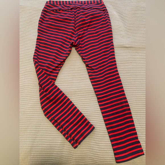 Anthropologie (Kyliya) Lobby Stripe Pant.Pre-owned.Waist 16”with adjustable cord - Picture 9 of 9